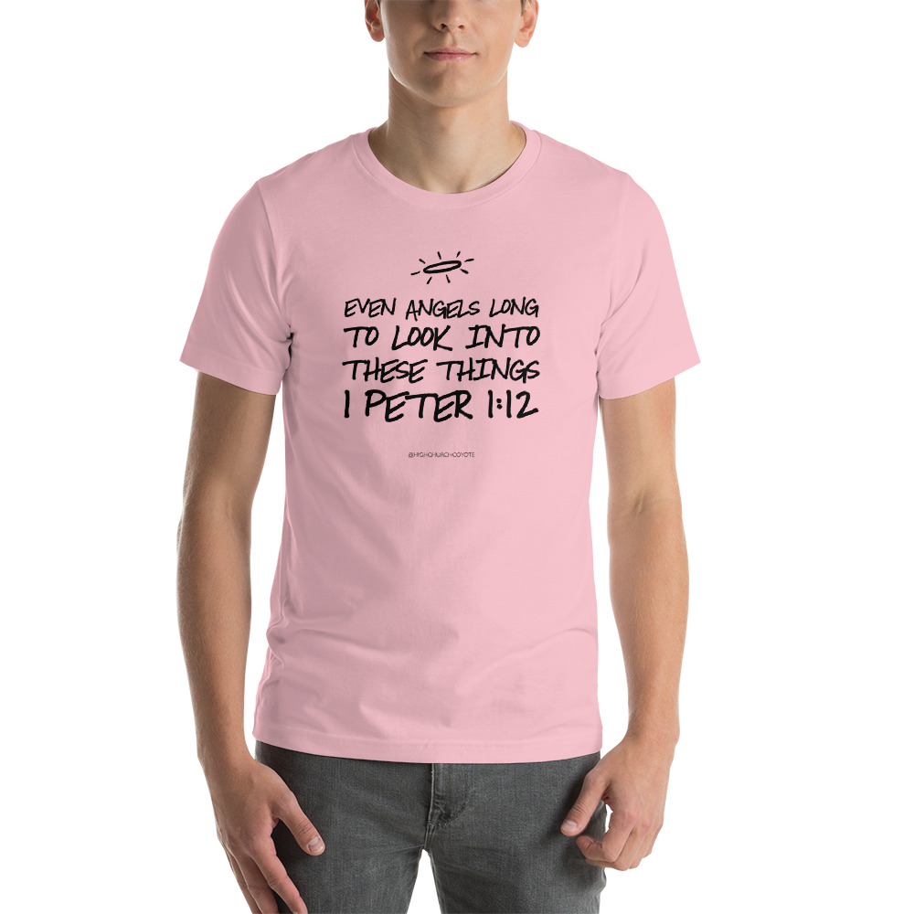 Even Angels Long to Look Into These Things Short Sleeve Tshirt - Image 5