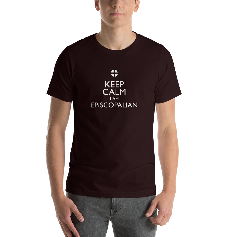 Keep Calm I Am Episcopalian Short Sleeve Dark Tshirt - Image 5