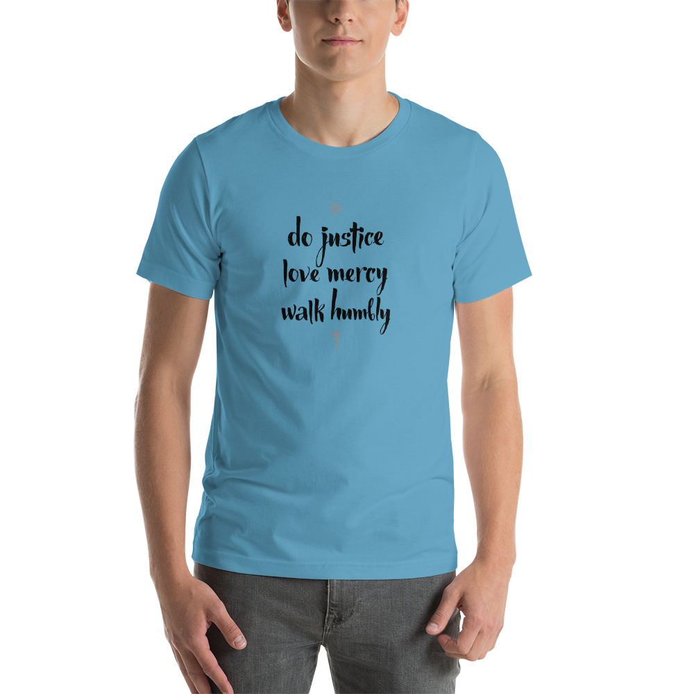 Micah 6:8 Script Short Sleeve Tshirt - Image 2