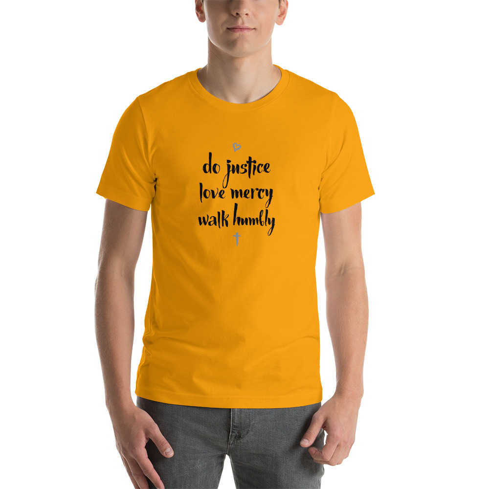 Micah 6:8 Script Short Sleeve Tshirt - Image 4