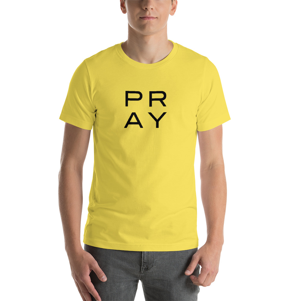 PRAY Graphic Short Sleeve Tshirt - Image 3