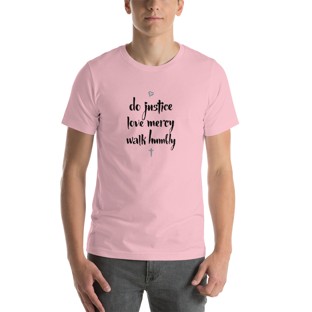 Micah 6:8 Script Short Sleeve Tshirt - Image 5