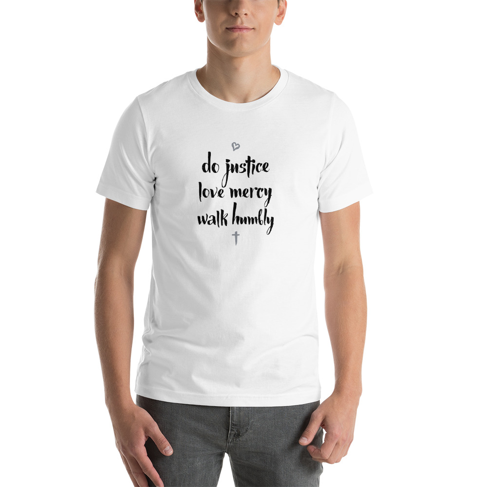 Micah 6:8 Script Short Sleeve Tshirt