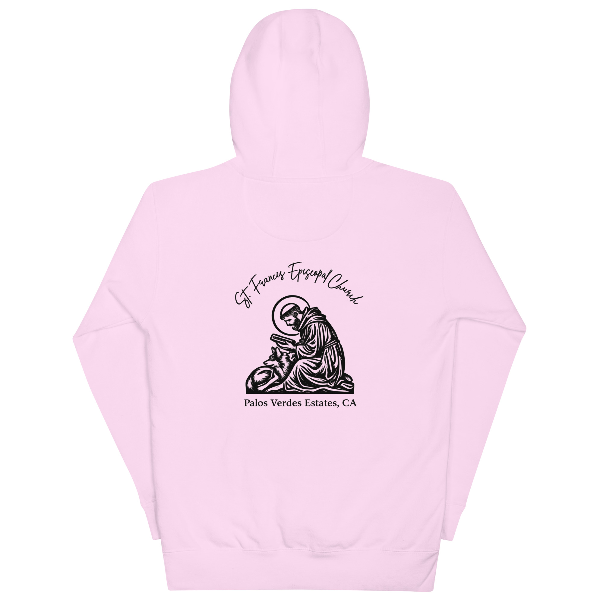 St. Francis Palos Verdes Light Unisex Hoodie - Image 3